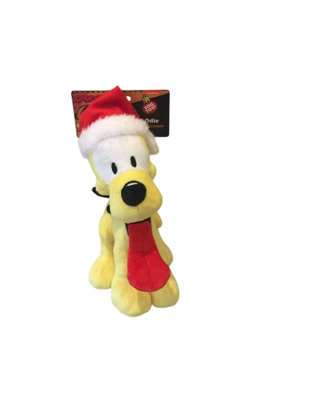 Nickelodeon Garfield Holiday Odie Plush Squeak 11" Dog Toy